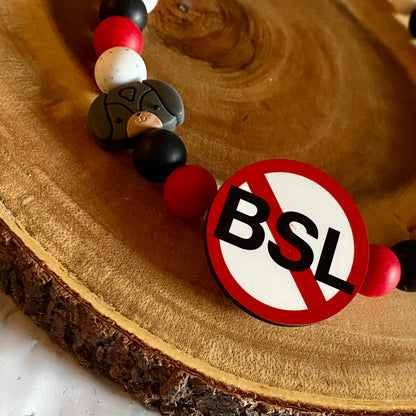 END THE BAN Beaded Collar