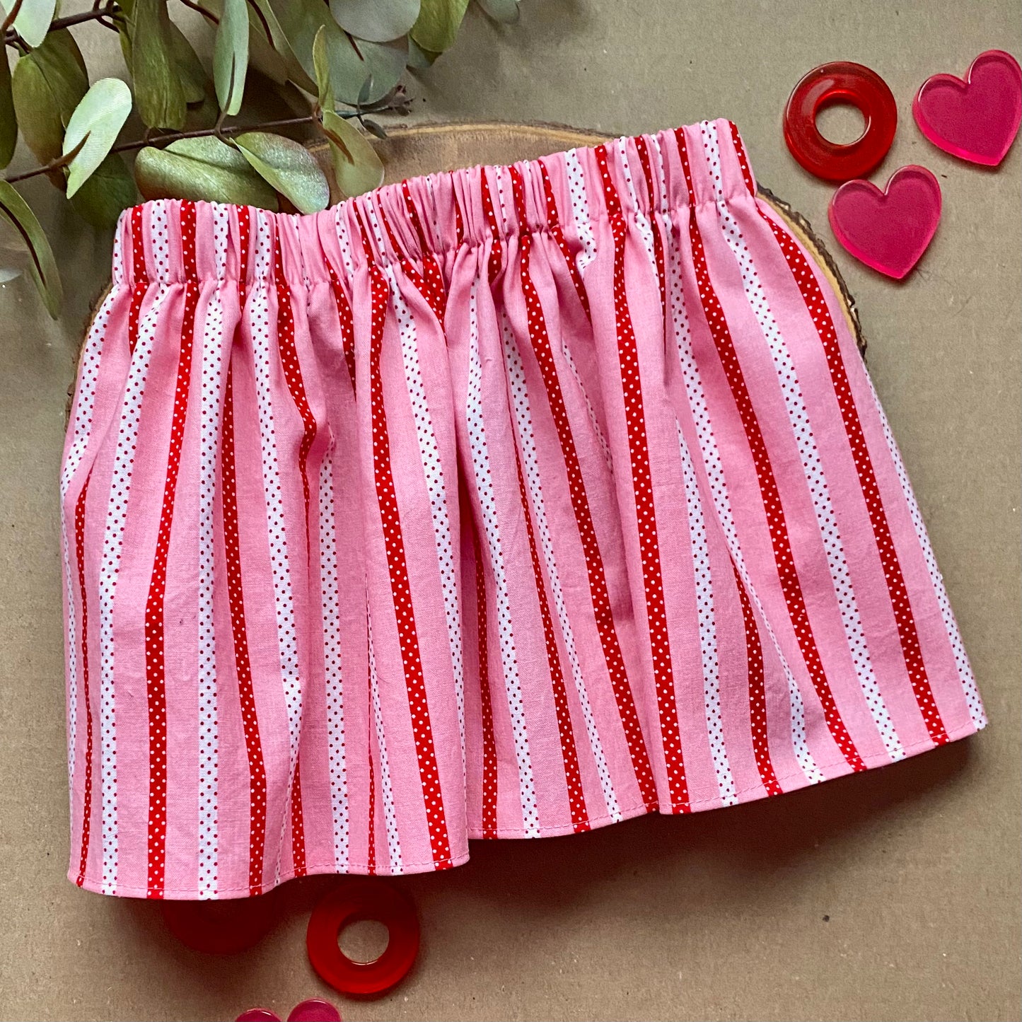 Pink Stripes Build-a-Skirt