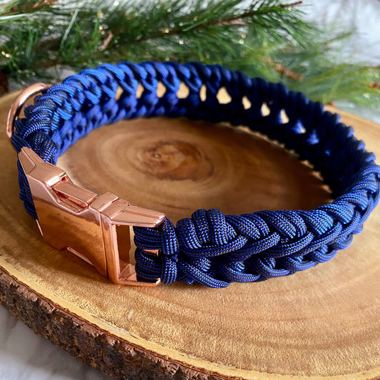 Paracord Collar The Blue